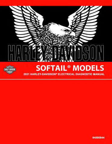 Unlock the full potential of your 2021 Harley-Davidson Softail with the comprehensive Electrical Diagnostic Manual (Part No. 94000844). This essential PDF file provides detailed troubleshooting guides, wiring diagrams, and diagnostic procedures tailored specifically for your motorcycle, ensuring you can efficiently identify and resolve electrical issues. Whether you're a seasoned mechanic or a DIY enthusiast, this manual is your go-to resource for maintaining the performance and reliability of your ride. Do