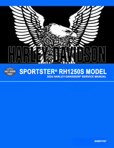 Unlock the full potential of your Harley-Davidson 2024 Sportster RH1250S with the comprehensive Service Manual (94001167) in PDF format. This essential guide provides detailed maintenance procedures, troubleshooting tips, and specifications to keep your bike running smoothly. Whether you're a seasoned mechanic or a DIY enthusiast, this manual equips you with the knowledge to perform repairs and enhancements with confidence. Don't miss out on the opportunity to ensure your ride is always in peak condition do