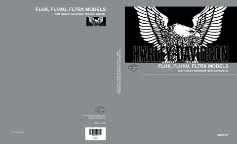 Unlock the full potential of your Harley-Davidson with the 2025 FLHX, FLHXU, FLTRX Service Manual (94001277) in PDF format. This comprehensive guide is essential for any owner or mechanic, providing detailed instructions, diagrams, and troubleshooting tips to keep your motorcycle running smoothly. With easy navigation and a user-friendly layout, you'll have all the information you need at your fingertips to perform maintenance and repairs with confidence. Invest in your ride's longevity and performance toda
