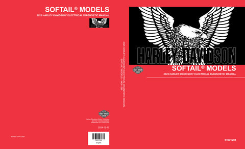 Unlock the full potential of your 2025 Harley-Davidson Softail with the comprehensive Electrical Diagnostic Manual (94001288) in PDF format. This essential guide provides detailed troubleshooting procedures, wiring diagrams, and diagnostic tips to help you maintain and repair your motorcycle with confidence. Whether you're a seasoned mechanic or a passionate DIY enthusiast, this manual is your go-to resource for ensuring your Softail runs smoothly and efficiently. Don't miss out on the opportunity to enhanc