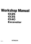 Unlock the full potential of your HITACHI EX25, EX30, and EX40 excavators with the comprehensive W581E-01 Workshop Manual in PDF format. This essential guide provides detailed schematics, maintenance tips, and troubleshooting advice, ensuring you can keep your machinery running smoothly and efficiently. Perfect for both seasoned professionals and DIY enthusiasts, this manual is your go-to resource for maximizing performance and minimizing downtime. Invest in your equipment's longevity and enhance your opera