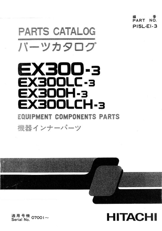 Unlock the full potential of your HITACHI EX300-3, EX300-3LC, EX300H-3, and EX300LCH-3 machinery with our comprehensive Parts Catalog Manual (P15L-1-3 and P15L-E1-3) in PDF format. This essential resource provides detailed diagrams, part numbers, and specifications, ensuring you can easily identify and order the correct components for maintenance and repairs. Enhance your operational efficiency and minimize downtime with this indispensable guide, designed for both professionals and enthusiasts alike.