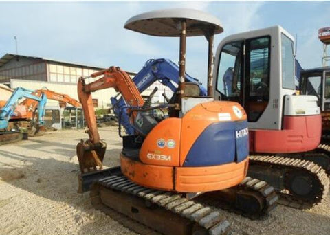 UNLOCK THE FULL POTENTIAL OF YOUR HITACHI EX33U EXCAVATOR WITH OUR COMPREHENSIVE SERVICE REPAIR WORKSHOP MANUAL IN PDF FORMAT. 