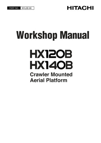 Unlock the full potential of your HITACHI HX120B and HX140B Crawler Mounted Aerial Platforms with the comprehensive Workshop Manual (W1L5E-00) in PDF format. This essential guide provides detailed instructions, schematics, and troubleshooting tips to ensure optimal performance and maintenance of your equipment. Perfect for technicians and operators alike, this manual is your go-to resource for enhancing safety and efficiency on the job site. Don't miss out on the opportunity to keep your machinery running s