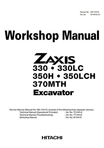 Unlock the full potential of your HITACHI ZAXIS excavators with the comprehensive Workshop Manual KM-1HH-E, available in a convenient PDF format. This essential guide covers models 330, 330LC, 350H, 350LCH, and 370MTH, providing detailed insights into maintenance, troubleshooting, and repair procedures. With clear illustrations and step-by-step instructions, this manual ensures you can keep your machinery running smoothly and efficiently, ultimately saving you time and money on repairs. Don't miss out on th