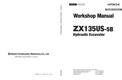 Unlock the full potential of your HITACHI ZX135US-5B Excavator with the comprehensive Workshop Manual WDAE-EN-00 (2014.03.13) in PDF format. This essential guide provides detailed insights into maintenance, troubleshooting, and repair procedures, ensuring your equipment operates at peak performance. With easy navigation and clear illustrations, this manual is an invaluable resource for both seasoned professionals and DIY enthusiasts, helping you save time and reduce costly downtime. Invest in your machinery