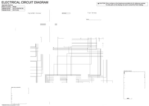 Unlock the full potential of your HITACHI ZX17U-5A and ZX19U-5A machinery with the comprehensive Electrical & Hydraulic Circuit Diagram Manual (TABA90-EN-00). This essential PDF file, dated November 7, 2017, provides detailed schematics and insights that enhance your understanding of the equipment's systems, ensuring efficient maintenance and troubleshooting. Perfect for technicians and operators alike, this manual is a must-have resource to keep your machines running smoothly and effectively. Don't miss ou