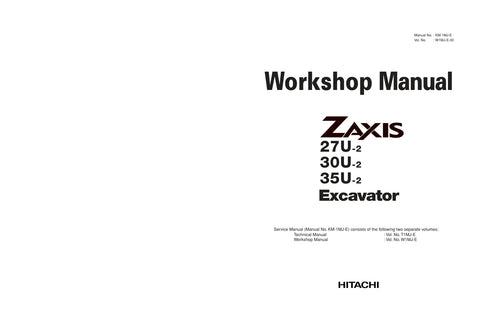 Unlock the full potential of your HITACHI ZX27U-2, ZX30U-2, and ZX35U-2 excavators with the comprehensive KM-1MJ-E Workshop Manual in PDF format. This essential resource provides detailed schematics, maintenance guidelines, and troubleshooting tips, ensuring your machinery operates at peak performance. With easy navigation and clear instructions, this manual is perfect for both seasoned professionals and DIY enthusiasts looking to enhance their repair and maintenance skills. Invest in your equipment's longe