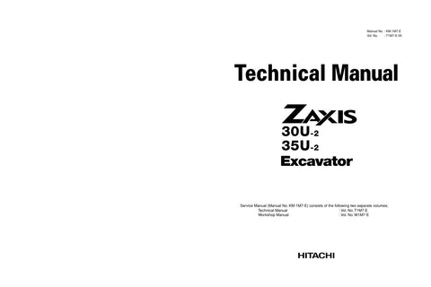  Unlock the full potential of your HITACHI ZX30U-2 and ZX35U-2 excavators with the comprehensive Technical Manual KM-1M7-E, available in a convenient PDF format. This essential resource provides detailed specifications, maintenance guidelines, and troubleshooting tips to ensure optimal performance and longevity of your machinery. Perfect for operators and technicians alike, this manual is your go-to guide for efficient operation and repair, making it an indispensable addition to your equipment toolkit. Don'