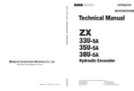 Unlock the full potential of your HITACHI ZX33U-5A, ZX35U-5A, and ZX38U-5A excavators with the comprehensive Technical Manual TADCJ0-EN-01 (2019.07.30) in PDF format. This essential resource provides detailed specifications, maintenance guidelines, and troubleshooting tips to ensure optimal performance and longevity of your machinery. With easy navigation and clear illustrations, this manual is a must-have for operators and technicians alike, empowering you to tackle any challenge with confidence. Enhance