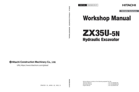 Unlock the full potential of your HITACHI ZX35U-5N Excavator with the comprehensive Workshop Manual (WADG60-EN-01) in PDF format, dated December 27, 2023. This essential guide provides detailed insights into maintenance, troubleshooting, and repair procedures, ensuring your equipment operates at peak performance. With easy navigation and clear illustrations, this manual is an invaluable resource for both seasoned professionals and DIY enthusiasts, helping you save time and reduce costly downtime. Invest in 
