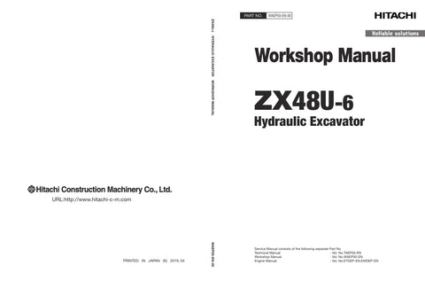 Unlock the full potential of your HITACHI ZX48U-6 Excavator with the comprehensive Workshop Manual WAEP50-EN-00 (2019.04.25) in PDF format. This essential guide provides detailed insights into maintenance, troubleshooting, and repair procedures, ensuring your equipment operates at peak performance. With easy navigation and clear illustrations, this manual is designed for both seasoned professionals and DIY enthusiasts, making it an invaluable resource for keeping your excavator in top condition. Don't miss 