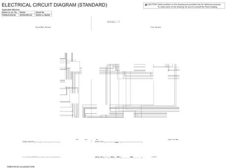 Unlock the full potential of your HITACHI ZX55USR-5A with the comprehensive Electrical & Hydraulic Circuit Diagram Manual (TAEBJ0-EN-00). This essential PDF file, updated as of December 9, 2022, provides detailed schematics and insights that are crucial for maintenance and troubleshooting. Enhance your operational efficiency and ensure your machinery runs smoothly with this invaluable resource at your fingertips. Perfect for technicians and operators alike, this manual is a must-have for anyone looking to