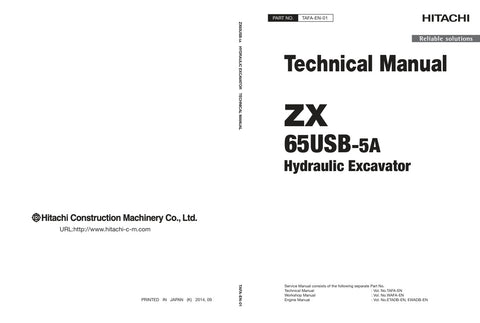 Unlock the full potential of your HITACHI ZX65USB-5A Excavator with the comprehensive Technical Manual (TAFA-EN-01) in PDF format, dated November 16, 2018. This essential resource provides detailed insights into the machine's specifications, maintenance procedures, and troubleshooting tips, ensuring optimal performance and longevity. Perfect for operators and technicians alike, this manual is your go-to guide for maximizing efficiency and minimizing downtime on the job site. Don't miss out on the opportunit