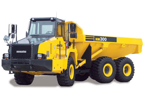 HM300-2 Komatsu Articulated Dump Truck Parts Catalog Manual S/N 2001-2784