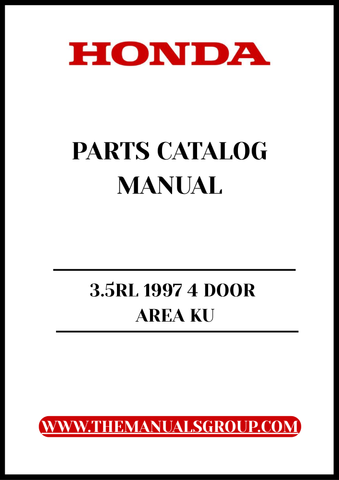 Discover the ultimate resource for maintaining your 1997 Honda 3.5RL with our comprehensive Parts Catalog Manual. This PDF download provides detailed diagrams and specifications, ensuring you have all the information you need to keep your vehicle running smoothly. Whether you're a DIY enthusiast or a professional mechanic, this manual is an essential tool for accurate repairs and part replacements.
