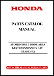 Discover the ultimate resource for maintaining and restoring your classic 1983 Honda Accord with our comprehensive Parts Catalog Manual. This PDF download is specifically designed for the 3-door area KE model featuring a 3AT transmission and Grade EX, providing you with detailed diagrams and part numbers to ensure you find exactly what you need.