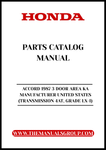 Unlock the full potential of your 1987 Honda Accord with our comprehensive Parts Catalog Manual, specifically designed for the 3-door LX-I model. This PDF download provides you with detailed diagrams and specifications, ensuring you have all the information you need for maintenance and repairs.