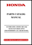 Discover the ultimate resource for your 2010 Honda Accord with our comprehensive Parts Catalog Manual. This PDF download is specifically designed for the 4-door model, ensuring you have access to detailed information tailored to your vehicle's specifications. With a focus on the KQ manufacturer from Japan, this manual is an essential tool for both DIY enthusiasts and professional mechanics alike.