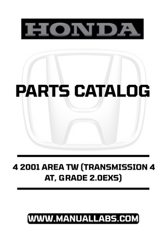 With easy-to-navigate sections, this manual allows you to quickly locate the parts you need, saving you time and effort. Whether you're a DIY enthusiast or a professional mechanic, the clear illustrations and part numbers will help you identify and order the correct components with confidence.