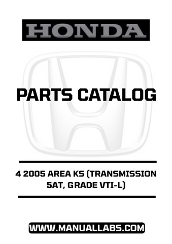 Inside, you'll find detailed diagrams and part numbers that make identifying and sourcing the right components a breeze. Whether you're performing routine maintenance or tackling a more complex repair, this manual provides the clarity and guidance you need to get the job done efficiently.