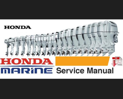 UNLOCK THE FULL POTENTIAL OF YOUR HONDA MARINE OUTBOARD WITH THE COMPREHENSIVE SERVICE REPAIR MANUAL FOR MODELS BF8D, BF9.9D, BF10D, BF8B, BF10B, BFP8D, BFP9.9D, BFP10D, BFP8B, AND BFP10B.