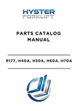 Discover the complete Hyster Forklift R177 parts catalog manual (4277916) for models H40A, H50A, H60A, and H70A. Download the PDF now for easy access!