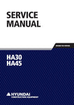  Unlock the full potential of your Hyundai HA30 and HA45 articulated dump trucks with our comprehensive service manual in PDF format. This essential guide provides detailed maintenance procedures, troubleshooting tips, and technical specifications to ensure your equipment operates at peak performance. With easy navigation and clear illustrations, you can quickly find the information you need to keep your trucks running smoothly and efficiently. Invest in this invaluable resource today and enhance the longev