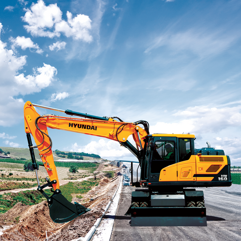 Service Repair Manual - Hyundai HW160, HW180 Wheel Excavator PDF Download - Manual labs