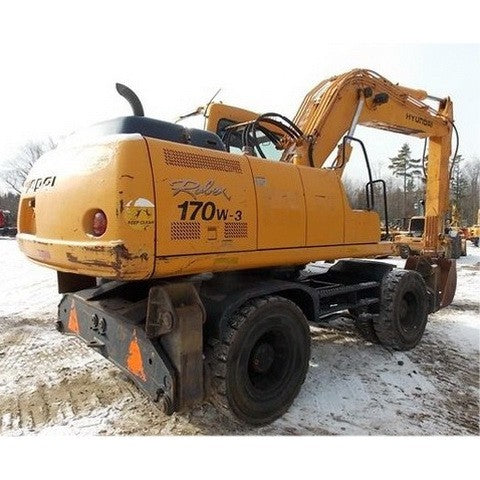 Service Repair Manual - Hyundai R170W-3 Wheel Excavator PDF Download - Manual labs