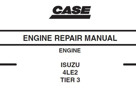 UNLOCK THE FULL POTENTIAL OF YOUR ISUZU 4LE2 TIER 3 ENGINE WITH OUR COMPREHENSIVE SERVICE REPAIR MANUAL IN PDF FORMAT.