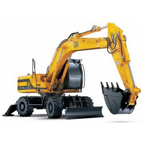 JCB JS175W Auto Wheeled Excavator Workshop Service Repair Manual Sn: 1235500 Onwards - Manual labs