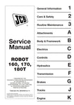 Unlock the full potential of your JCB 160, 170, and 180T with the comprehensive Robot Service Manual (9803/8520) in PDF format. This essential guide provides detailed schematics, troubleshooting tips, and maintenance procedures to ensure your machinery operates at peak performance. With easy navigation and clear instructions, this manual is an invaluable resource for both seasoned technicians and DIY enthusiasts, helping you save time and reduce repair costs. Invest in your equipment's longevity and efficie