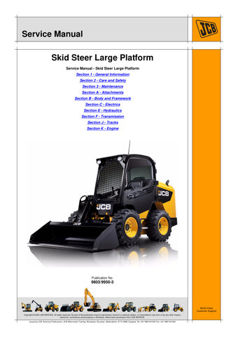 Unlock the full potential of your JCB machinery with the comprehensive JCB 225, 225T, 260, 260T, 280, 300, 300T, 320T, and 330 Service Manual (9803/9950-3) in PDF format. This essential resource provides detailed maintenance guidelines, troubleshooting tips, and repair procedures, ensuring your equipment operates at peak performance. With easy navigation and clear illustrations, this manual is designed for both seasoned professionals and DIY enthusiasts, making it an invaluable addition to your toolkit.