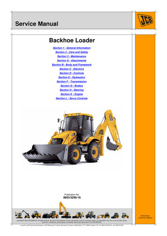 Unlock the full potential of your JCB 3C, 3CX, and 4CX backhoe loaders with the comprehensive service manual (9803/3290-16) in PDF format. This essential guide provides detailed schematics, troubleshooting tips, and maintenance procedures to ensure your equipment operates at peak performance. With easy navigation and clear instructions, you'll save time and reduce downtime, making it an invaluable resource for both seasoned professionals and DIY enthusiasts. Invest in your machinery's longevity and efficien