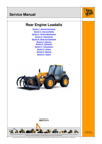 Enhance your maintenance capabilities with the JCB 526, 526S, 528-70, 528S LOADALL Service Manual (9803/3710-3) in PDF format. This comprehensive guide provides detailed insights into servicing and troubleshooting your equipment, ensuring optimal performance and longevity. With easy navigation and clear illustrations, you can quickly access essential information, making repairs and maintenance tasks more efficient. Invest in this invaluable resource to keep your JCB LOADALL running smoothly and minimize do