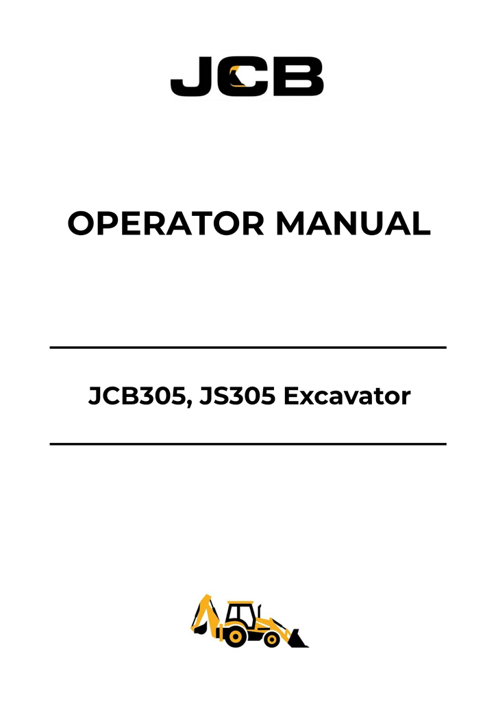 Unlock the full potential of your JCB305 and JS305 Excavator with the ...