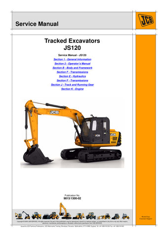 Unlock the full potential of your JCB JS120 Tracked Excavator with the comprehensive Service Manual (9813/1300-02) in PDF format. This essential guide provides detailed insights into maintenance, troubleshooting, and repair procedures, ensuring your equipment operates at peak performance. With easy navigation and clear illustrations, you can quickly find the information you need to keep your excavator running smoothly and efficiently. Invest in this invaluable resource today and enhance the longevity and re