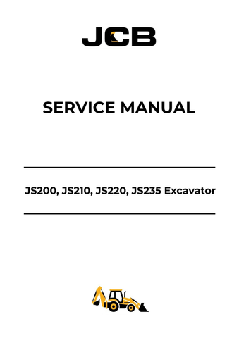 Download the JCB JS200, JS210, JS220, and JS235 Excavator Service ...