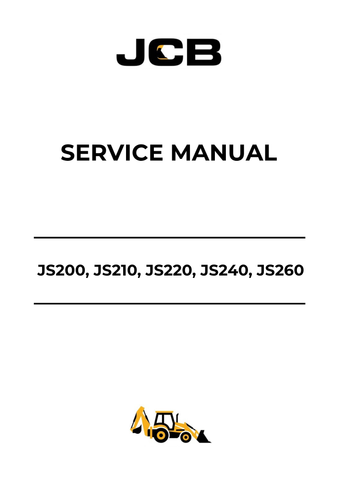 Download the JCB JS200, JS210, JS220, JS240, and JS260 Service Manual ...