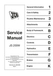 Unlock the full potential of your JCB JS 200W Wheel Excavator with the comprehensive Service Manual (9803/6320). This essential guide is designed to provide you with detailed insights into maintenance, troubleshooting, and repair procedures, ensuring your equipment operates at peak performance.