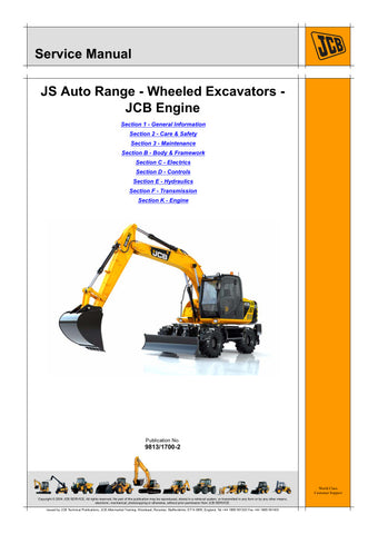 Enhance your maintenance capabilities with the JCB JS AUTO RANGE Service Manual, specifically designed for models JS145W and JS160W (serial numbers 01786864 to 01788884 and 01789228 to 01789428). This comprehensive PDF file provides detailed insights into servicing and troubleshooting, ensuring your machinery operates at peak performance. With clear diagrams and step-by-step instructions, you can confidently tackle repairs and maintenance tasks, saving time and reducing downtime. Invest in this essential re