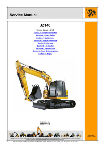 Unlock the full potential of your JCB JZ140 Excavator with our comprehensive Service Manual, covering models 1390000 to 1390499. This PDF file is an essential resource for maintenance and repair, providing detailed diagrams, troubleshooting tips, and step-by-step instructions to ensure your machine operates at peak performance. Whether you're a seasoned technician or a DIY enthusiast, this manual will empower you to tackle any challenge with confidence, saving you time and money on repairs. Don't miss out 