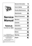 Discover the essential JCB Teletruk Service Manual - 78800, your go-to resource for maintaining and servicing your Teletruk equipment. This comprehensive manual provides detailed instructions, diagrams, and troubleshooting tips to ensure your machine operates at peak performance