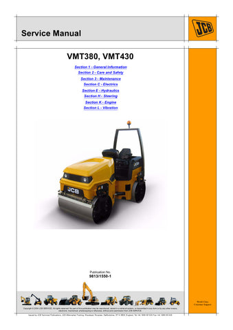 Unlock the full potential of your JCB VMT380 and VMT430 rollers with the comprehensive Service Manual 9813/1550-1, available in a convenient PDF format. This essential guide provides detailed instructions, troubleshooting tips, and maintenance procedures to ensure optimal performance and longevity of your equipment. With easy navigation and clear illustrations, you can quickly find the information you need to keep your rollers running smoothly. Invest in this invaluable resource today and enhance your opera