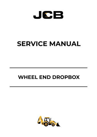 Access the JCB Wheel End Dropbox Service Manual 9813/2600 PDF for ...