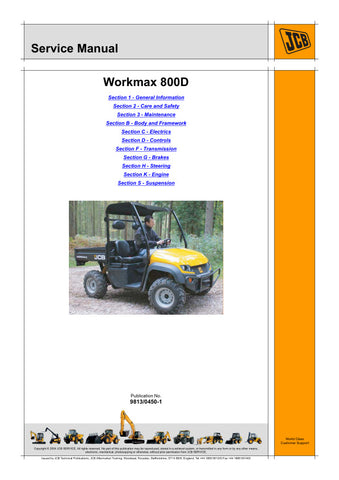 Unlock the full potential of your JCB WORKMAX 800D with the comprehensive service manual (9813/0450-1) available in a convenient PDF format. This essential guide provides detailed instructions, diagrams, and troubleshooting tips to ensure your machine operates at peak performance. Whether you're a seasoned technician or a DIY enthusiast, this manual is your go-to resource for maintenance and repairs, helping you save time and money while keeping your equipment in top shape. Don't miss out on the opportunity