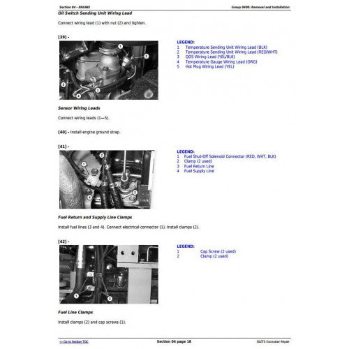 SERVICE TECHNICAL MANUALJOHN DEERE 50ZTS COMPACT EXCAVATOR TM1818
