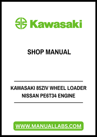 Unlock the full potential of your Kawasaki 85ZIV Wheel Loader with our comprehensive Nissan PE6T34 Engine Shop Manual. This PDF file is meticulously designed to provide you with detailed insights and step-by-step instructions for maintenance, troubleshooting, and repairs, ensuring your equipment operates at peak performance.
