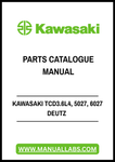 Discover the ultimate resource for your engine maintenance with the KAWASAKI TCD3.6L4, 5027, 6027 DEUTZ Parts Catalogue Manual in PDF format. This comprehensive manual is designed to provide you with detailed information on parts, specifications, and assembly, ensuring you have everything you need at your fingertips.
